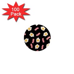 Bacon And Egg Pop Art Pattern 1  Mini Magnets (100 Pack)  by Valentinaart