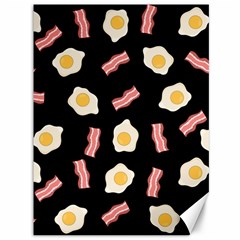 Bacon And Egg Pop Art Pattern Canvas 36  X 48  by Valentinaart