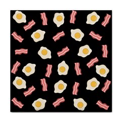 Bacon And Egg Pop Art Pattern Face Towel