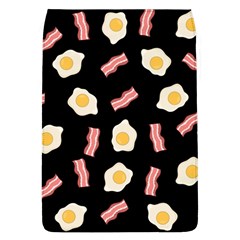 Bacon And Egg Pop Art Pattern Removable Flap Cover (l) by Valentinaart