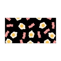 Bacon And Egg Pop Art Pattern Yoga Headband by Valentinaart