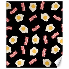 Bacon And Egg Pop Art Pattern Canvas 20  X 24  by Valentinaart