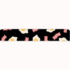 Bacon And Egg Pop Art Pattern Small Bar Mats by Valentinaart