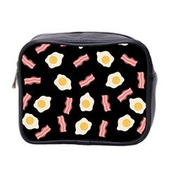 Bacon And Egg Pop Art Pattern Mini Toiletries Bag (two Sides) by Valentinaart