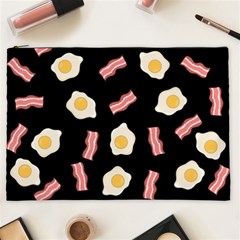 Bacon And Egg Pop Art Pattern Cosmetic Bag (xxl) by Valentinaart