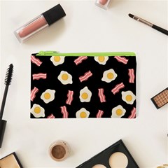 Bacon And Egg Pop Art Pattern Cosmetic Bag (xs) by Valentinaart