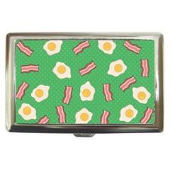 Bacon And Egg Pop Art Pattern Cigarette Money Case by Valentinaart