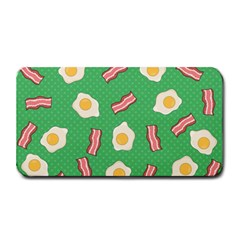 Bacon And Egg Pop Art Pattern Medium Bar Mats by Valentinaart