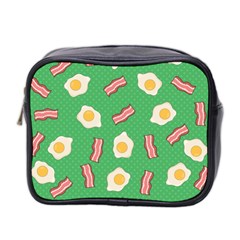 Bacon And Egg Pop Art Pattern Mini Toiletries Bag (two Sides) by Valentinaart