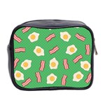 Bacon and Egg Pop Art Pattern Mini Toiletries Bag (Two Sides) Back