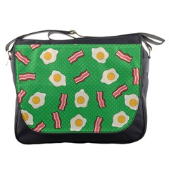 Bacon And Egg Pop Art Pattern Messenger Bag