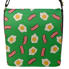 Bacon And Egg Pop Art Pattern Flap Closure Messenger Bag (s) by Valentinaart