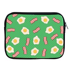 Bacon And Egg Pop Art Pattern Apple Ipad 2/3/4 Zipper Cases by Valentinaart