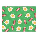 Bacon and Egg Pop Art Pattern Double Sided Flano Blanket (Mini)  35 x27  Blanket Back