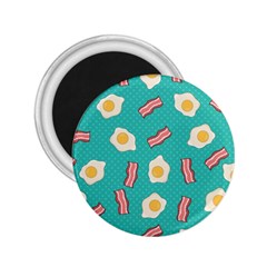 Bacon And Egg Pop Art Pattern 2 25  Magnets by Valentinaart