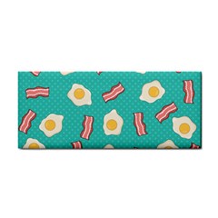 Bacon And Egg Pop Art Pattern Hand Towel