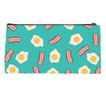 Bacon and Egg Pop Art Pattern Pencil Cases Back