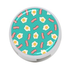 Bacon And Egg Pop Art Pattern 4-port Usb Hub (one Side) by Valentinaart