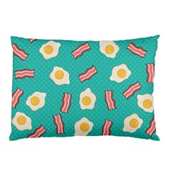 Bacon And Egg Pop Art Pattern Pillow Case (two Sides) by Valentinaart