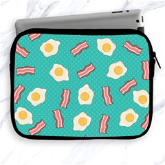 Bacon And Egg Pop Art Pattern Apple Ipad 2/3/4 Zipper Cases by Valentinaart