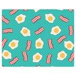 Bacon and Egg Pop Art Pattern Double Sided Flano Blanket (Medium)  60 x50  Blanket Front