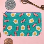 Bacon and Egg Pop Art Pattern Large Coin Purse Front