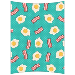 Bacon And Egg Pop Art Pattern Back Support Cushion by Valentinaart