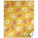 Bacon and Egg Pop Art Pattern Canvas 16  x 20  15.75 x19.29  Canvas - 1