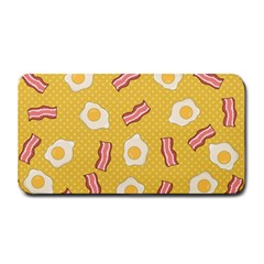 Bacon And Egg Pop Art Pattern Medium Bar Mats by Valentinaart