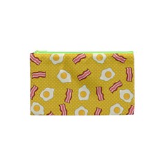 Bacon And Egg Pop Art Pattern Cosmetic Bag (xs) by Valentinaart