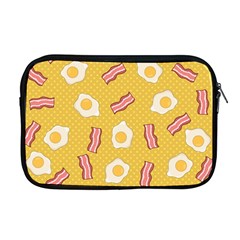 Bacon And Egg Pop Art Pattern Apple Macbook Pro 17  Zipper Case by Valentinaart