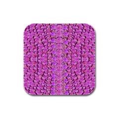 Paradise Blossom Tree On The Ornate Sakura Mountain Rubber Square Coaster (4 Pack)  by pepitasart