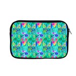 Garden Quilt Painting With Hydrangea And Blues Apple MacBook Pro 13  Zipper Case Front