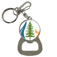 Forest Christmas Tree Spruce Bottle Opener Key Chains