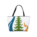 Forest Christmas Tree Spruce Classic Shoulder Handbag Back