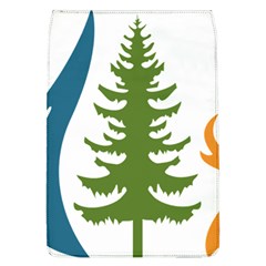 Forest Christmas Tree Spruce Removable Flap Cover (l) by Desi8484