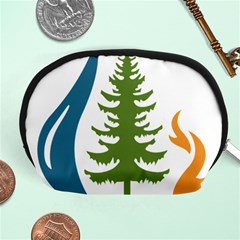 Forest Christmas Tree Spruce Accessory Pouch (medium) by Desi8484