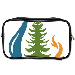 Forest Christmas Tree Spruce Toiletries Bag (one Side) by Desi8484