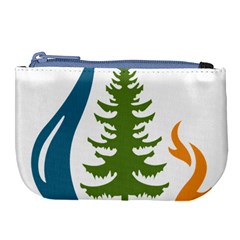 Forest Christmas Tree Spruce Large Coin Purse by Desi8484