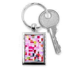 The Framework Paintings Square Key Chains (rectangle)  by Pakrebo