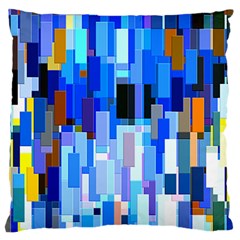 Color Colors Abstract Colorful Large Flano Cushion Case (two Sides) by Pakrebo