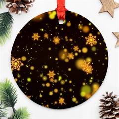 Background Black Blur Colorful Ornament (round) by Pakrebo