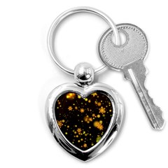 Background Black Blur Colorful Key Chains (heart)  by Pakrebo