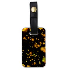 Background Black Blur Colorful Luggage Tags (one Side)  by Pakrebo