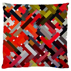 Maze Mazes Fabric Fabrics Color Standard Flano Cushion Case (two Sides) by Pakrebo