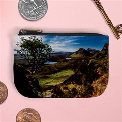 Landscape Quairaing Scotland Mini Coin Purse by Pakrebo