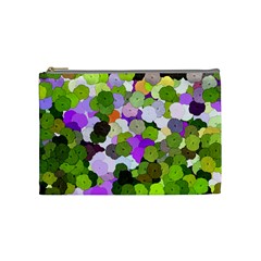 Art Flower Flowers Fabric Fabrics Cosmetic Bag (medium) by Pakrebo