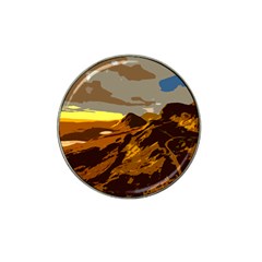 Scotland Monti Mountains Mountain Hat Clip Ball Marker (4 Pack) by Pakrebo