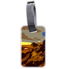 Scotland Monti Mountains Mountain Luggage Tags (two Sides) by Pakrebo