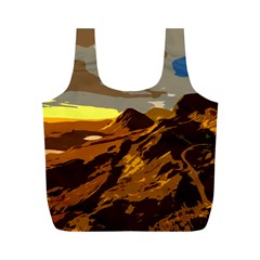 Scotland Monti Mountains Mountain Full Print Recycle Bag (m) by Pakrebo